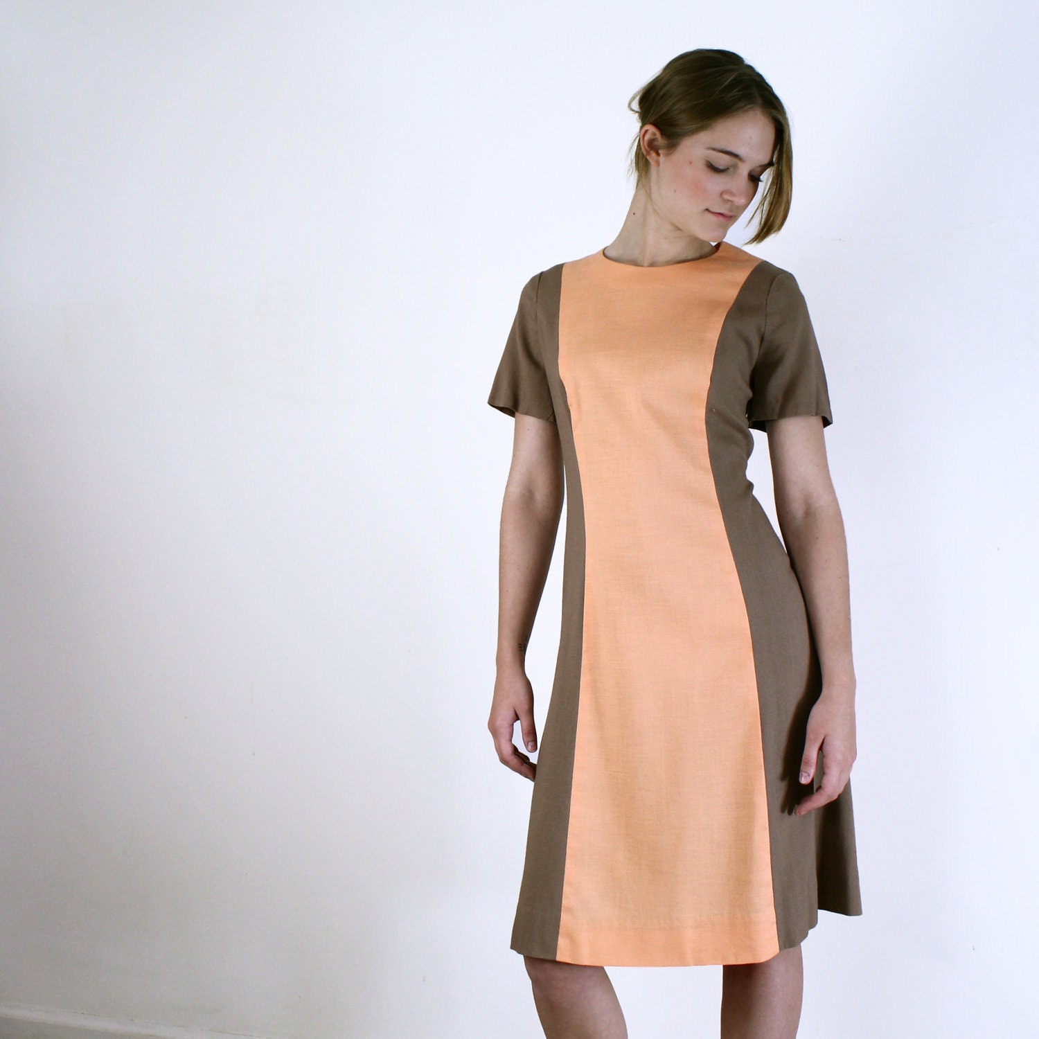 Colorblock Dress - 1960s Dress