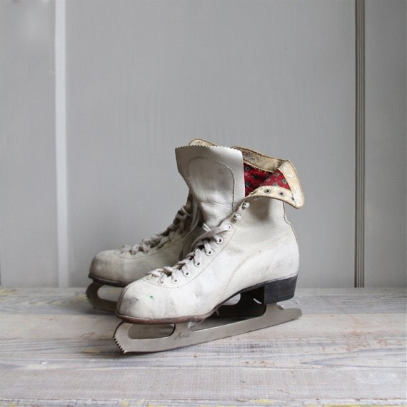 Vintage Ice Skates Womens by ethanollie on Etsy
