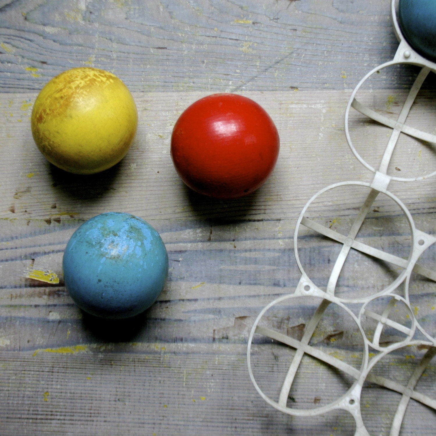 Vintage French Bocce Balls by ethanollie on Etsy