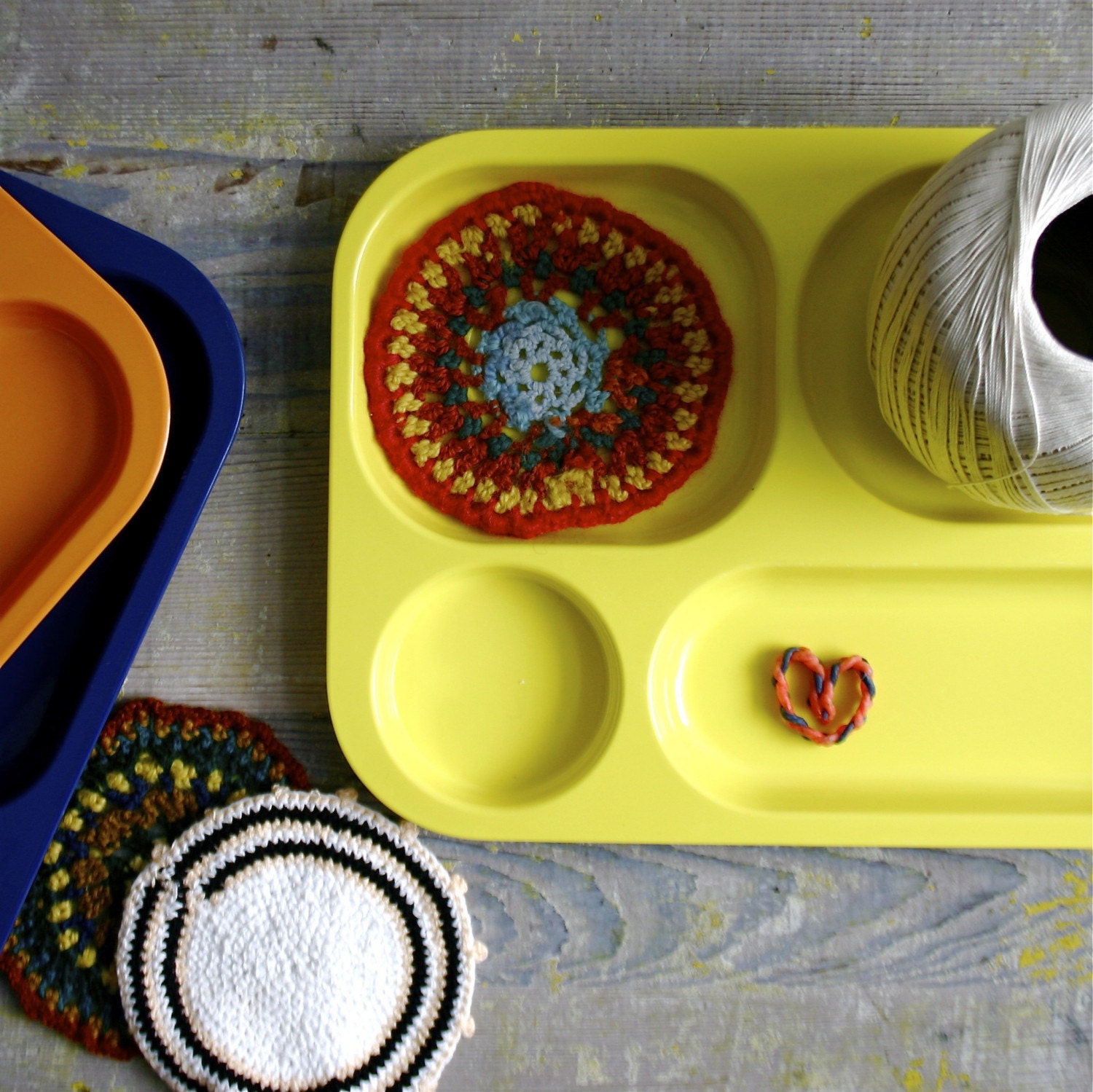 Vintage Lunch Tray