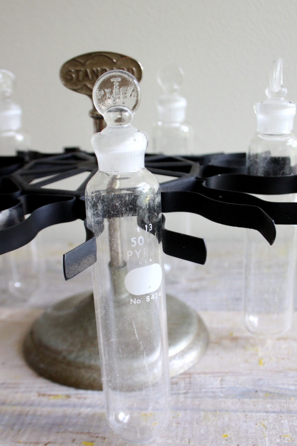 III RESERVED IIII Vintage Laboratory Display Stand