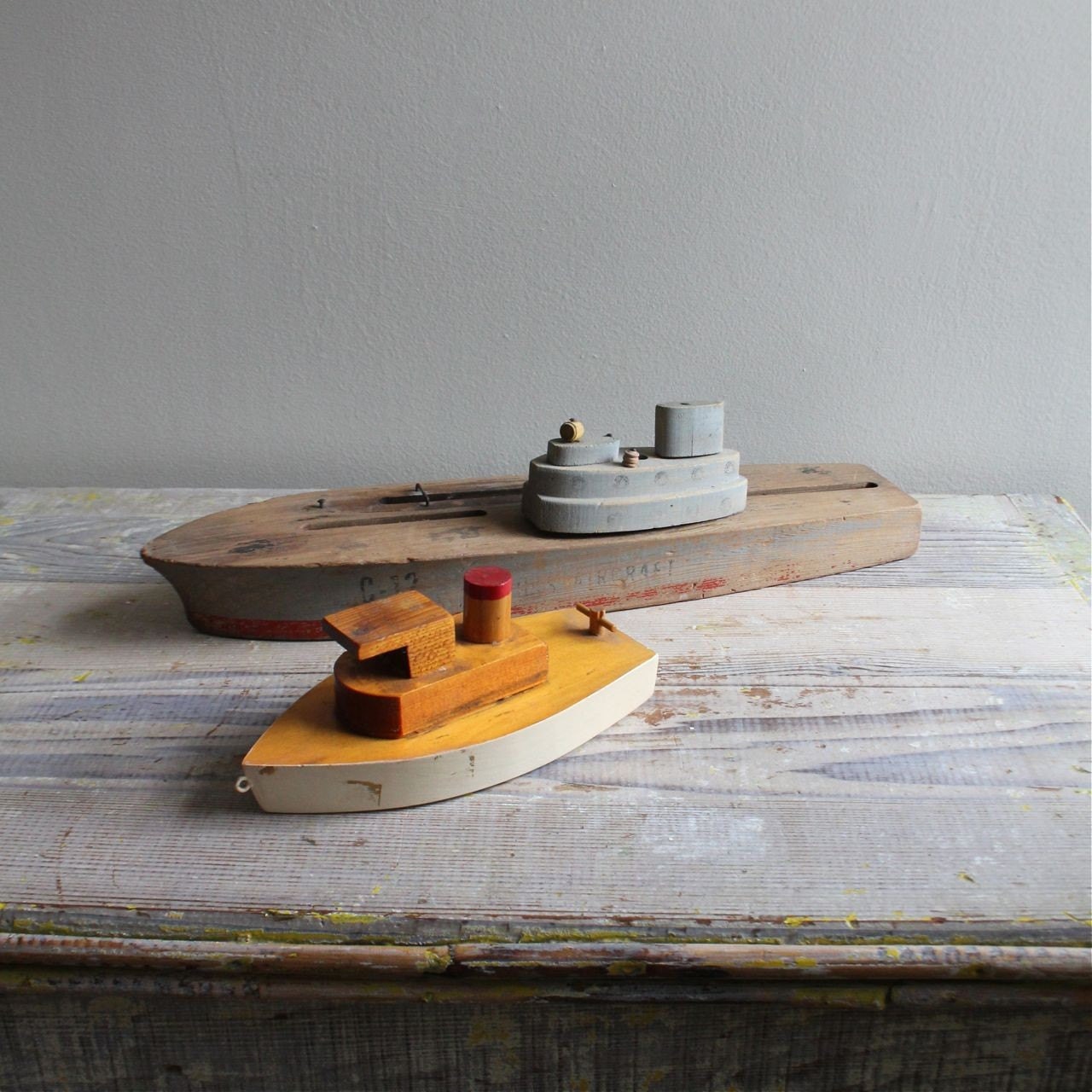 Vintage Model Tug Boat