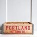 Vintage Industrial Divided Crate - Portland