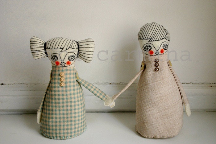 Dolls in Love  -  art dolls