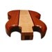 Handmade Wood Carved Top Guitar Body - Can be Made for You in Various Shapes - Reduced Price