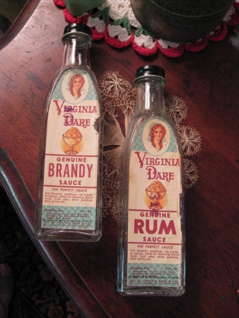 1930s VIRGINIA DARE EXTRACT Bottles by CarolsNeedledEwe on Etsy