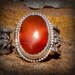 Brighid s Fire Carnealian set in sterling silver