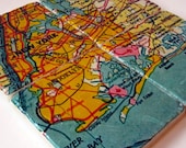 New York Map Coasters