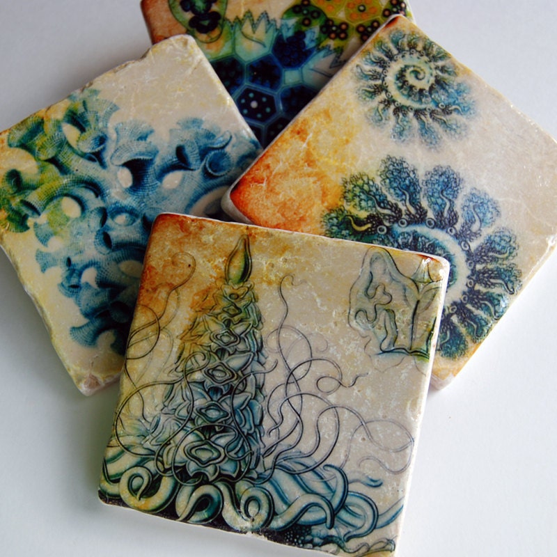 From The Sea - coasters (set of 4)