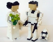 Leia and Han storm trooper Wedding Cake Topper