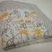 You are My Sunshine Elephant Baby Blanket in White 27 x 28 MADE TO ORDER