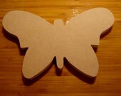 Butterfly Mosaic Base/Unfinished Mdf Wood Craft Shape Small