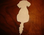 Puppy Dog Unfinished Craft Shape/Mosaic Base Small 1/4 Inch Thick
