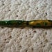 Handmade Green and Yellow Acrylic Acrylic Pen/Gifts under 20 Dollars