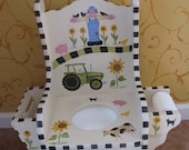 Children's Potty Chair ... Magazine Rack & Toilet Roll