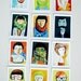 12 tiny portraits