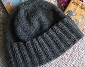 New York-- A Guy's Wool Hat  Knitting Pattern ONLINE DOWNLOAD