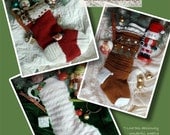 Three Scrumptious Christmas Stocking Knitting Patterns ONLINE DOWNLOAD