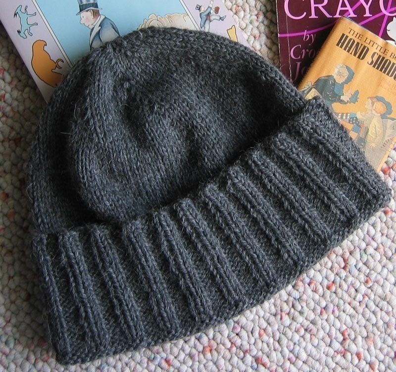 New York-- A Guy's Wool Hat Knitting Pattern ONLINE DOWNLOAD