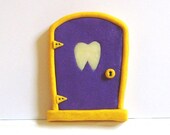 Tooth Fairy Door- Purple Sparkly
