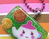 Ms.Teapot And Biscuits Resin Necklace 