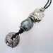 Urban Primitive Nugget Cairn: Steel Nuggets with a Basha Bead
