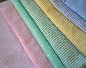 Eco Friendly Wedding Cloth Napkins for Events made from Vintage Fabrics-  Set of 80