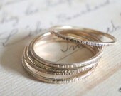 Skinny Gold Band - Stacking Ring