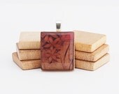 Recycled Scrabble Game Tile Pendant - Old World Charm