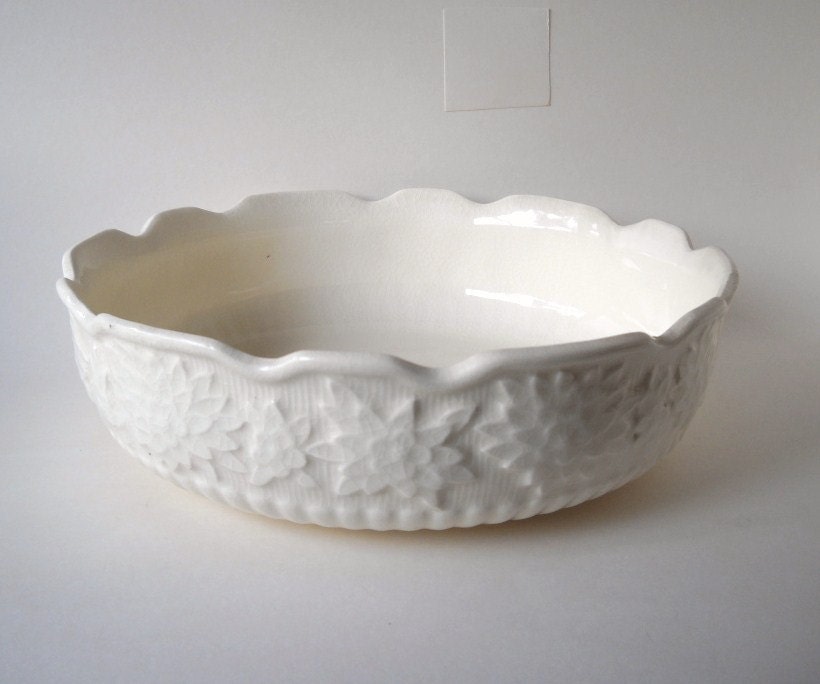 Vintage Bowl Ceramic Serving Bowl Ebeling & Reuss Erphila Pasadena