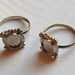 Vintage Silver Tone Adjustable Ring Blank 10x8mm Setting mtl173