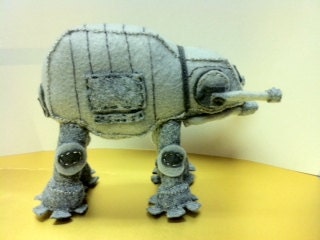 Handmade Felt ATAT