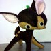 Little Felt 2 Headed Fawn- precious monsters