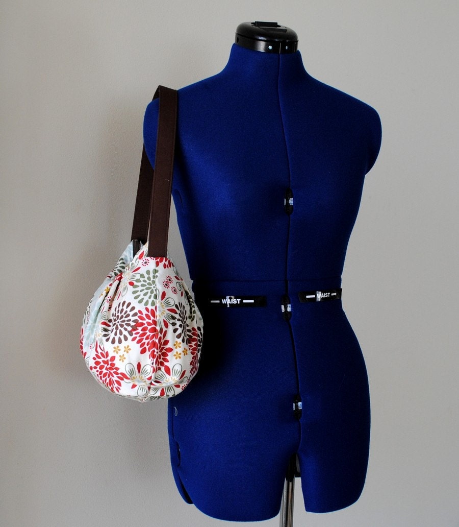 Pleated Bag // Shoulder Purse - Kennedy Floral