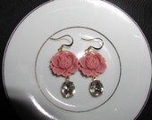 Dusty Rose Victorian Earrings