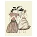 Fashion illustration -  Masked Ball - 4" X 6" print