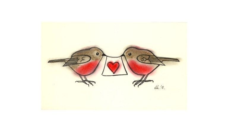 robin bird sketch