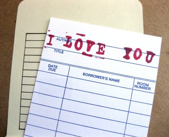 Personalized Valentines Day Card // I Love You