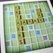 Father's Day Card // Scrabble Message Postcard