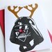 Star Wars Christmas Card // Reindeer Darth Vader