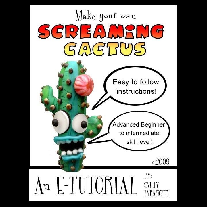 Aardvark's SCREAMING CACTUS Bead Tutorial  Make your own succulent