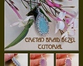 Cretan Braid Cabochon Bezel - Instant Download Wire Jewelry Tutorial Instruction PDF