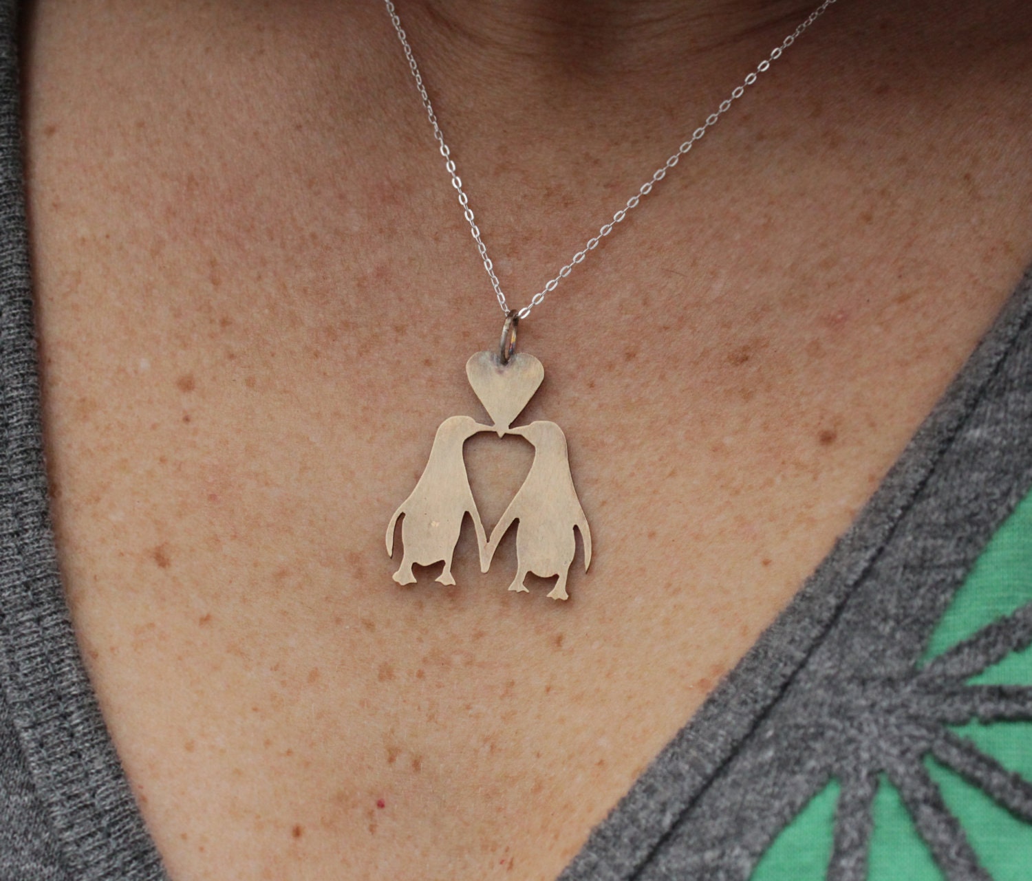 Penguin Love Necklace