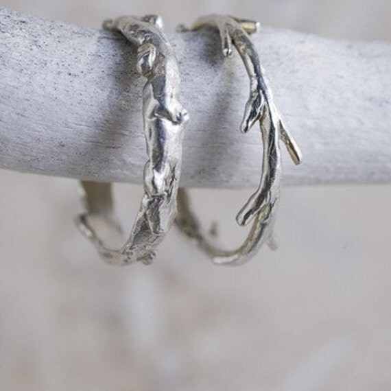 Sterling Silver Twig Ring