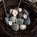 Large Bronze Pebble Charm