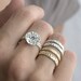 Silver Thin Coral Band