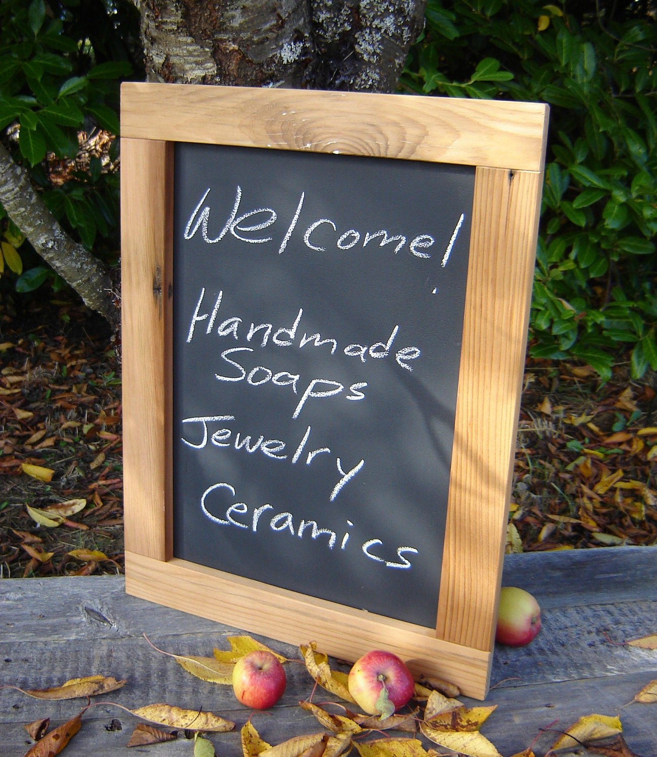 Rustic Wooden Chalkboard Sign Blackboard Sign