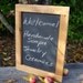Rustic Wooden Chalkboard Sign Blackboard Sign