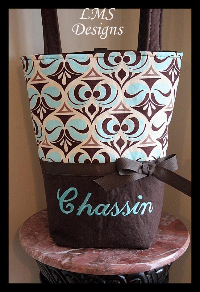 Boutique Baby Boy Monogrammed Diaper Bag