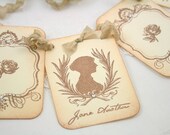 Jane Austen Banner Garland Sign Vintage Inspired Bridal Shower Decoration